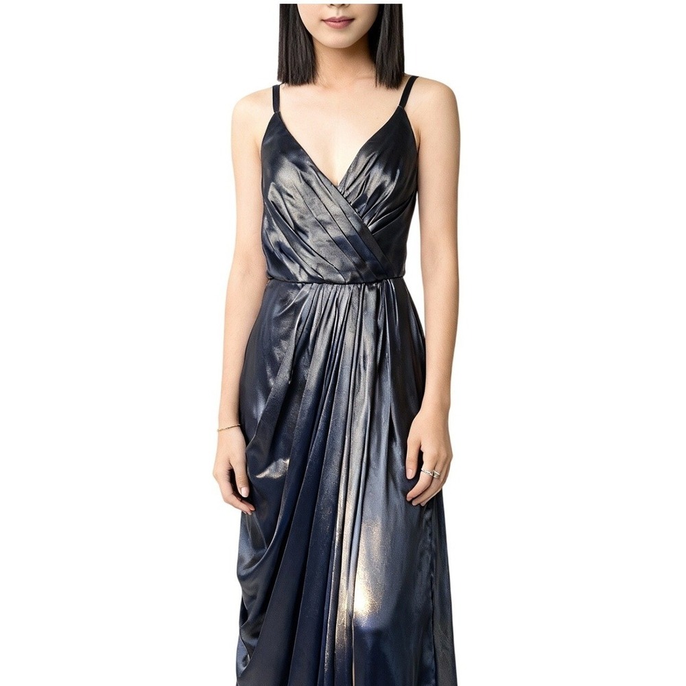 Vera Wang Navy Blue Maxi Dress